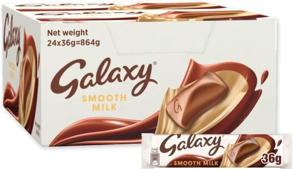 Galaxy smooth milk chocolate 24x36 gm