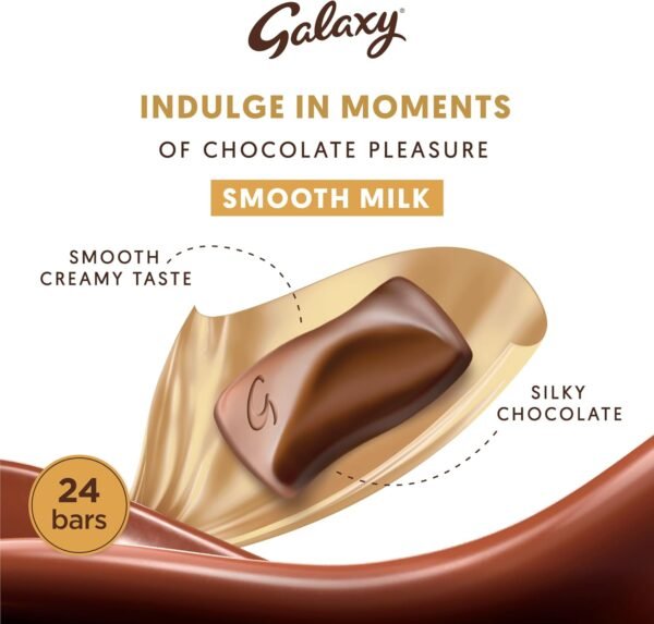 Galaxy smooth milk chocolate 24x36 gm