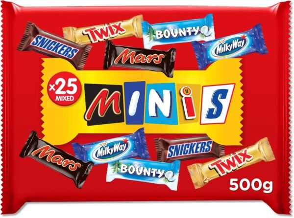 Mini chocolate bars 500g