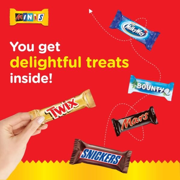 Mini chocolate bars 500g