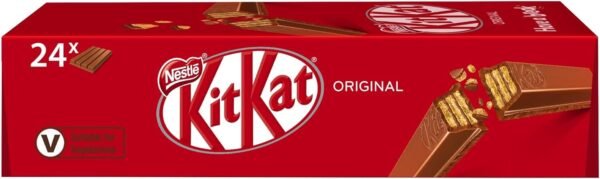 KitKat Nestle 4 Finger Milk Chocolate Wafer Bar 36.5 (24 Bars)
